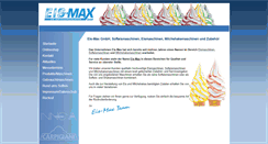 Desktop Screenshot of eismax-softeismaschinen.de
